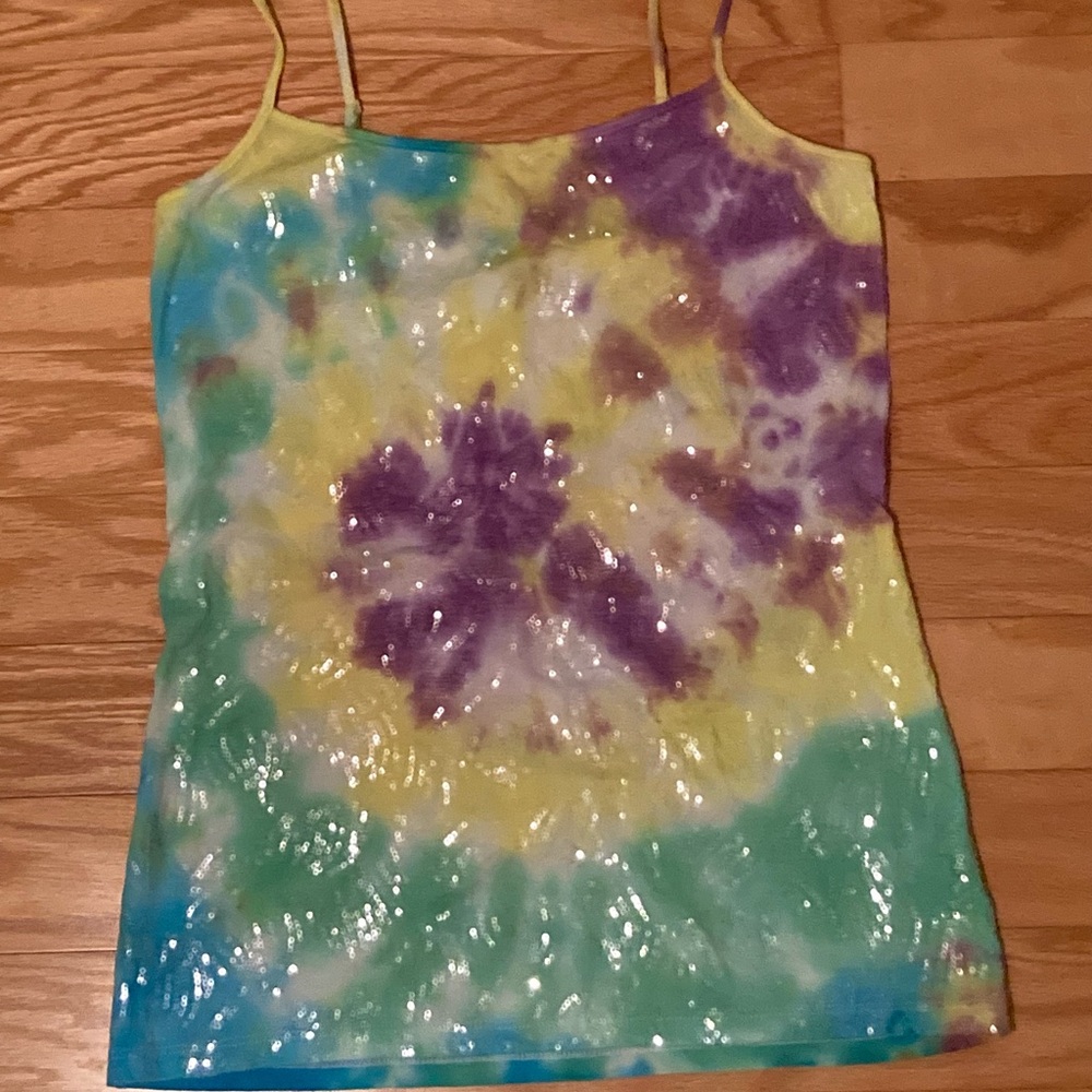 Unique tie dye cami